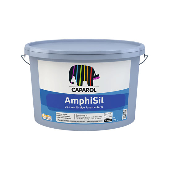 Матова фасадна фарба силікатного характеру Caparol AmphiSil 12,5 л (В1)
