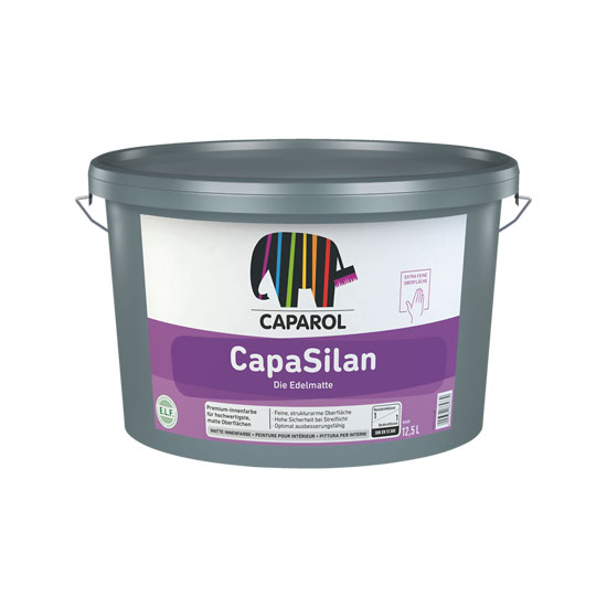 Зносостійка, матова, інтер’єрна фарба Caparol CapaSilan 12,5 л (В1)