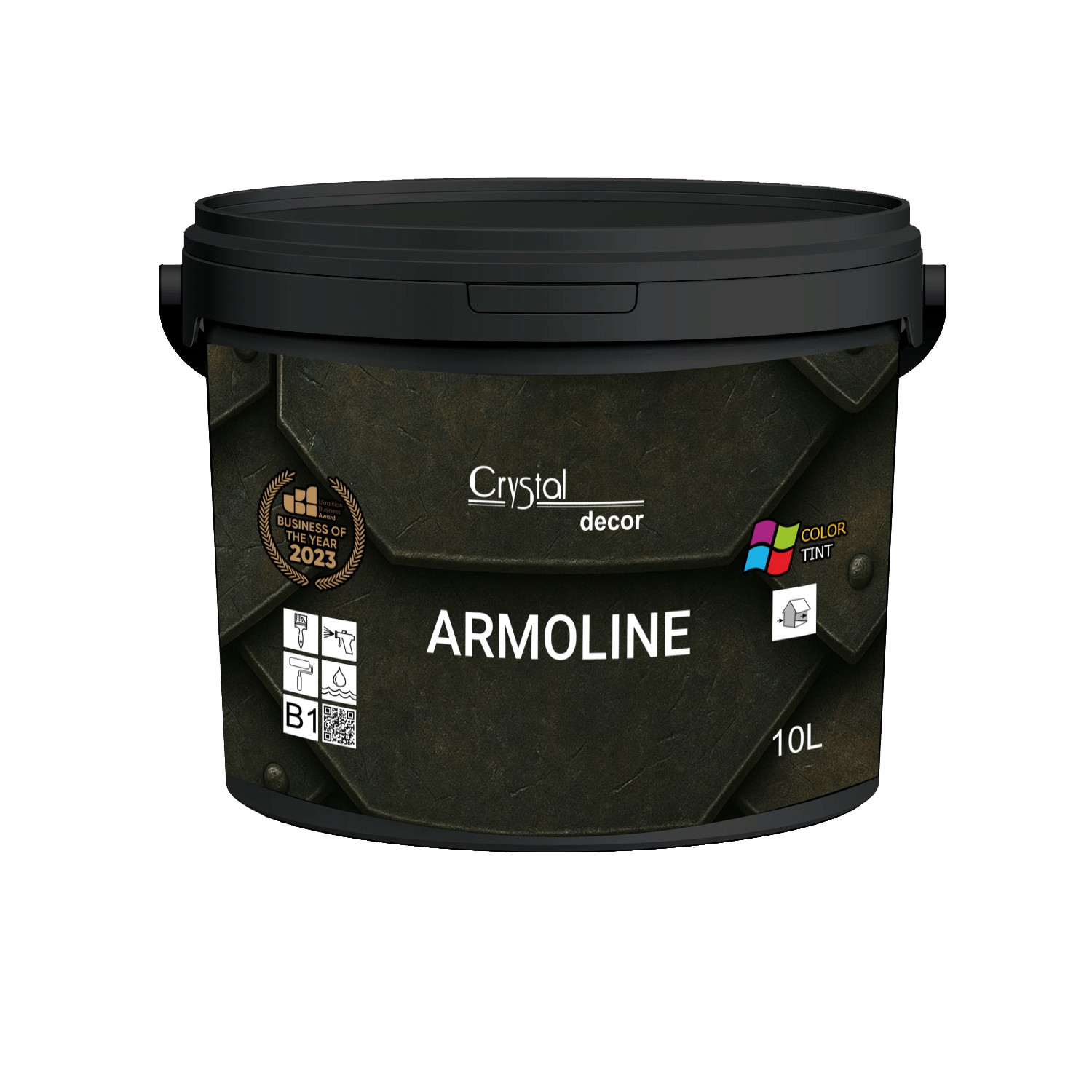 Універсальна акрилатна фарба Crystal Decor ARMOLINE 10л (В1)