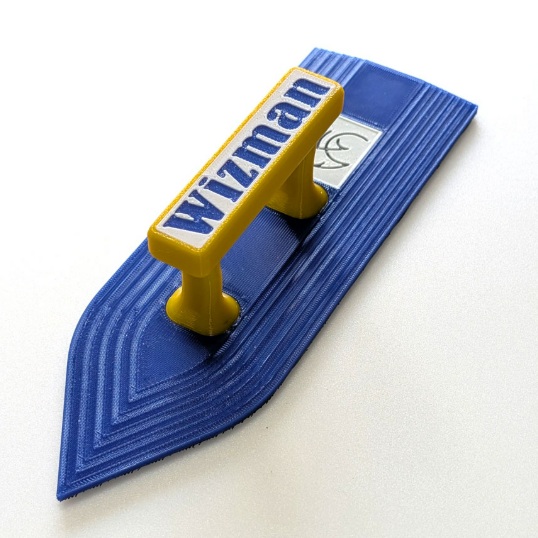 Шліфувальна терка WIZMAN з липучкою, праска, 205 мм*60 мм