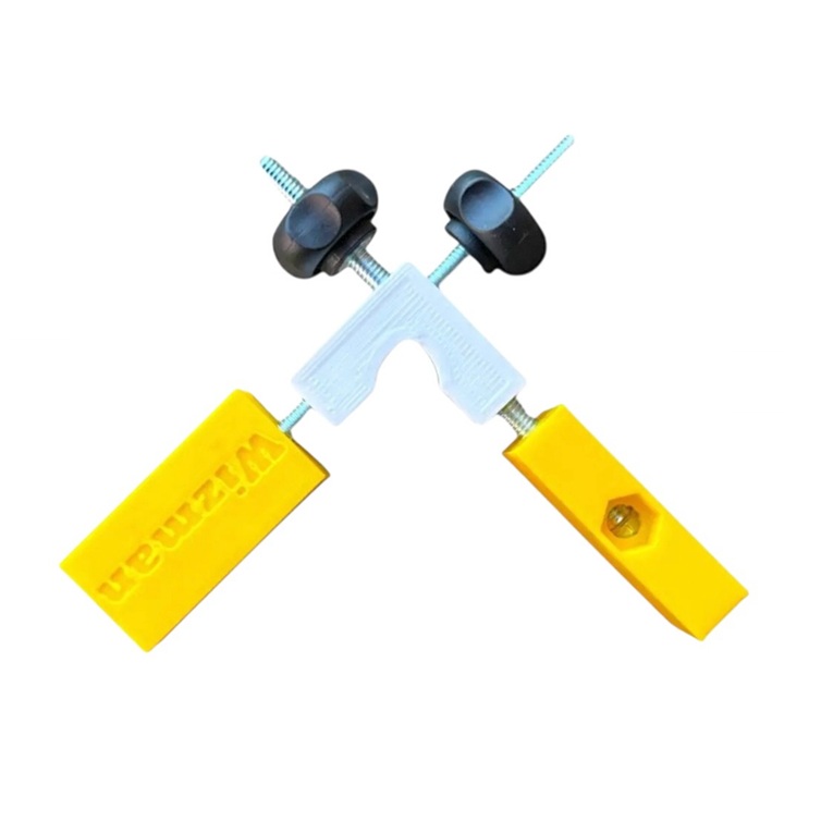 Кут-стяжка для зрощування плитки, 80*80 мм, пластик Wizman