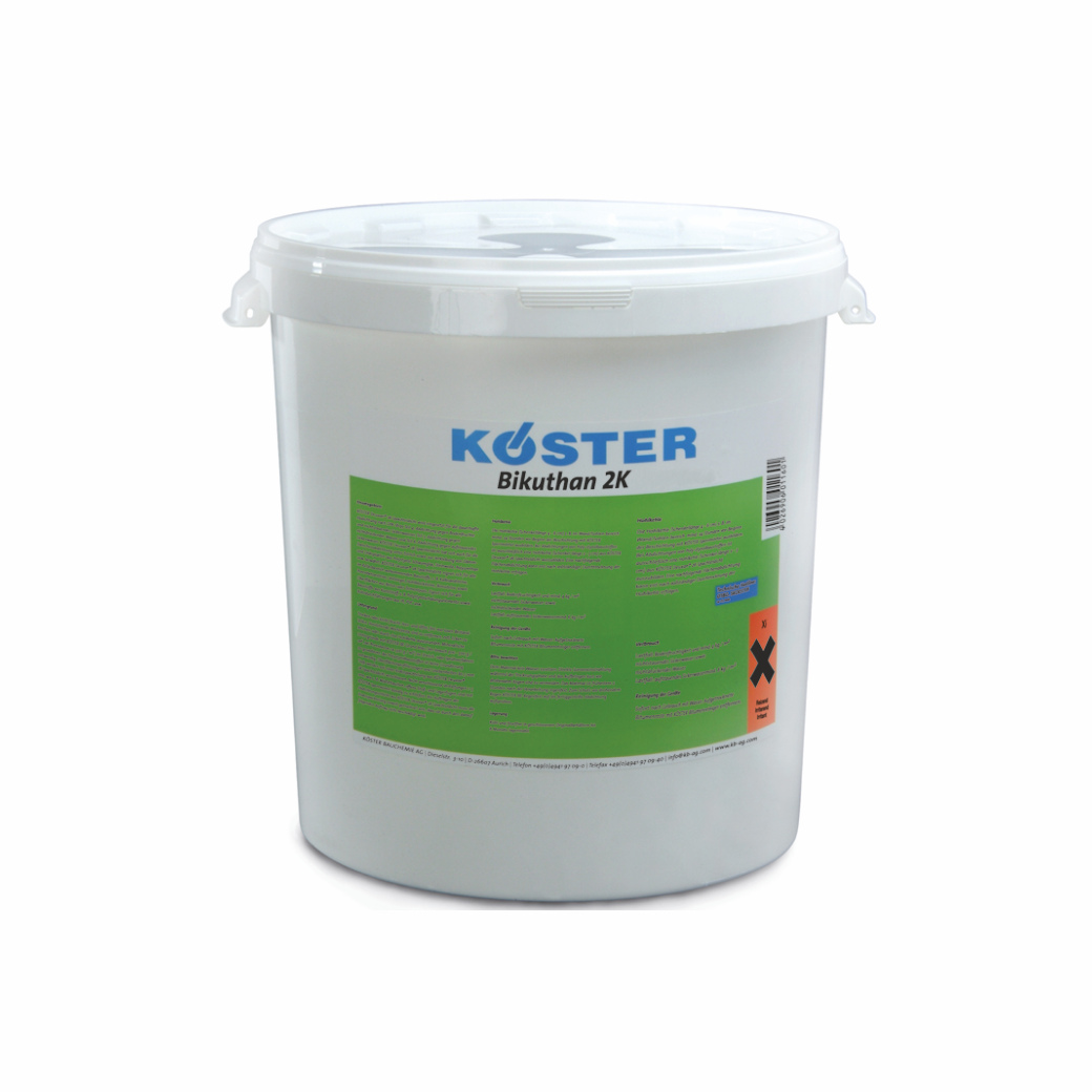Полімер-модифікована товстошарова бітумна гідроізоляція KÖSTER Bikuthan 2K 28 л