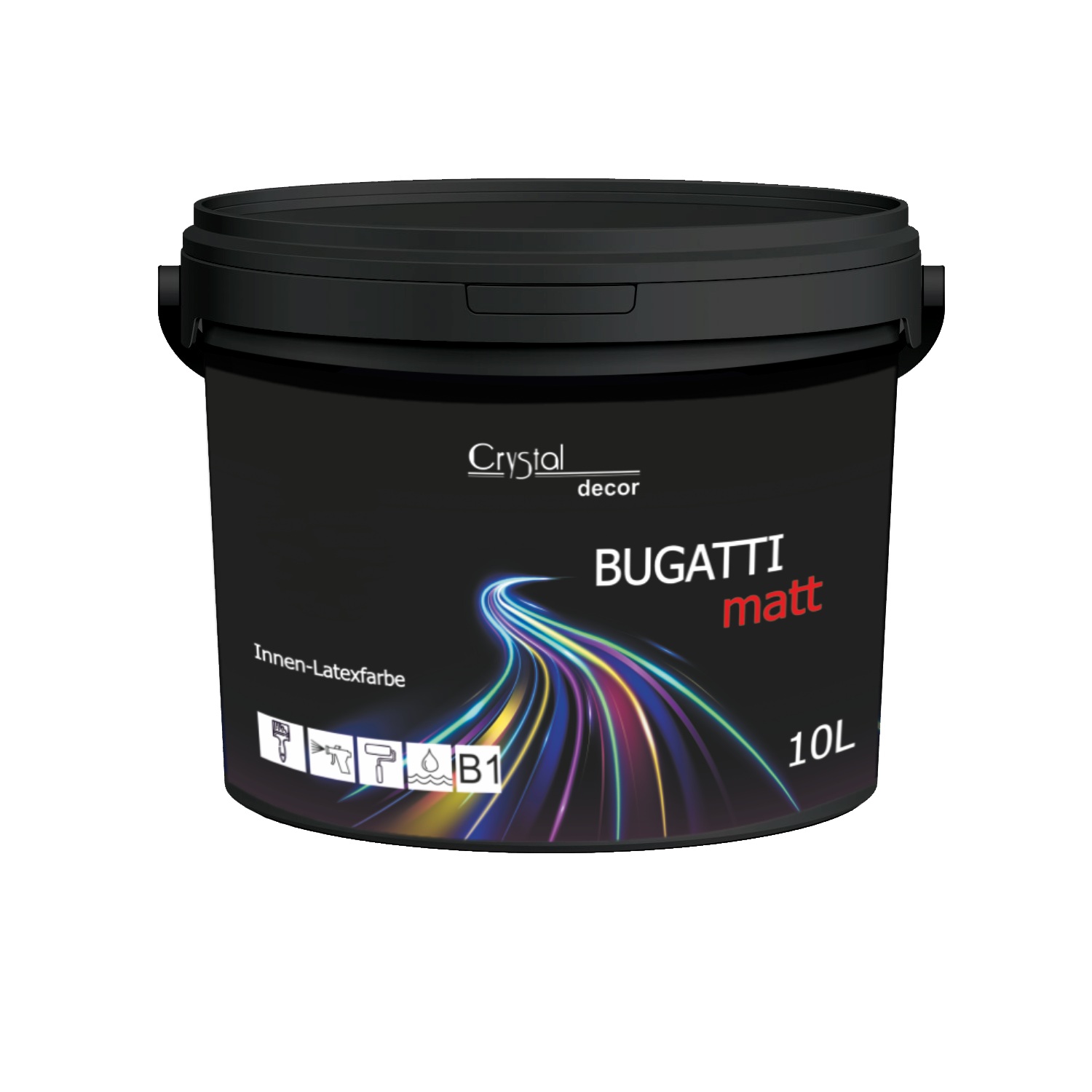 Матова латексна фарба Crystal Decor BUGATTI Matt 10л (В1)