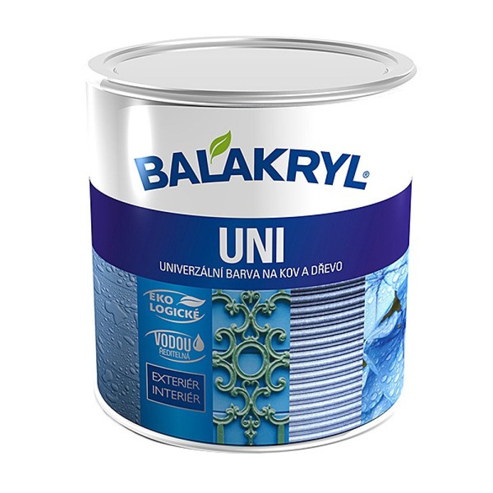 Універсальна водорозчинна фарба Balakryl Uni Mat 0100 Білий 2.5 кг