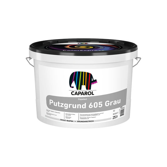 Водорозчина, адгезійна, наповнена, спеціальна грунтівка Capatect Standard Putzgrund 605 Grau 25 кг