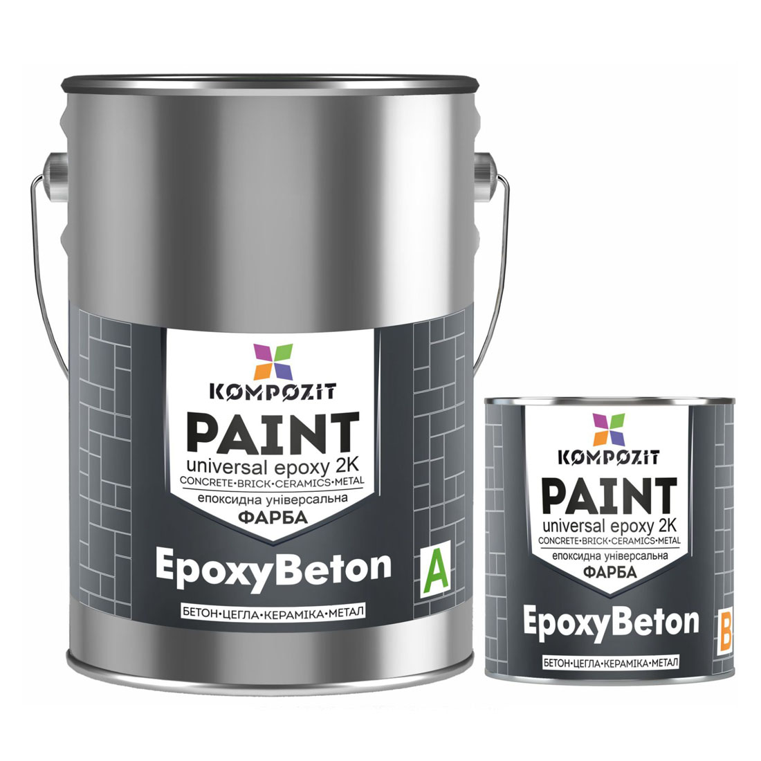 Фарба епоксидна EpoxyBeton Kompozit 3.6 кг