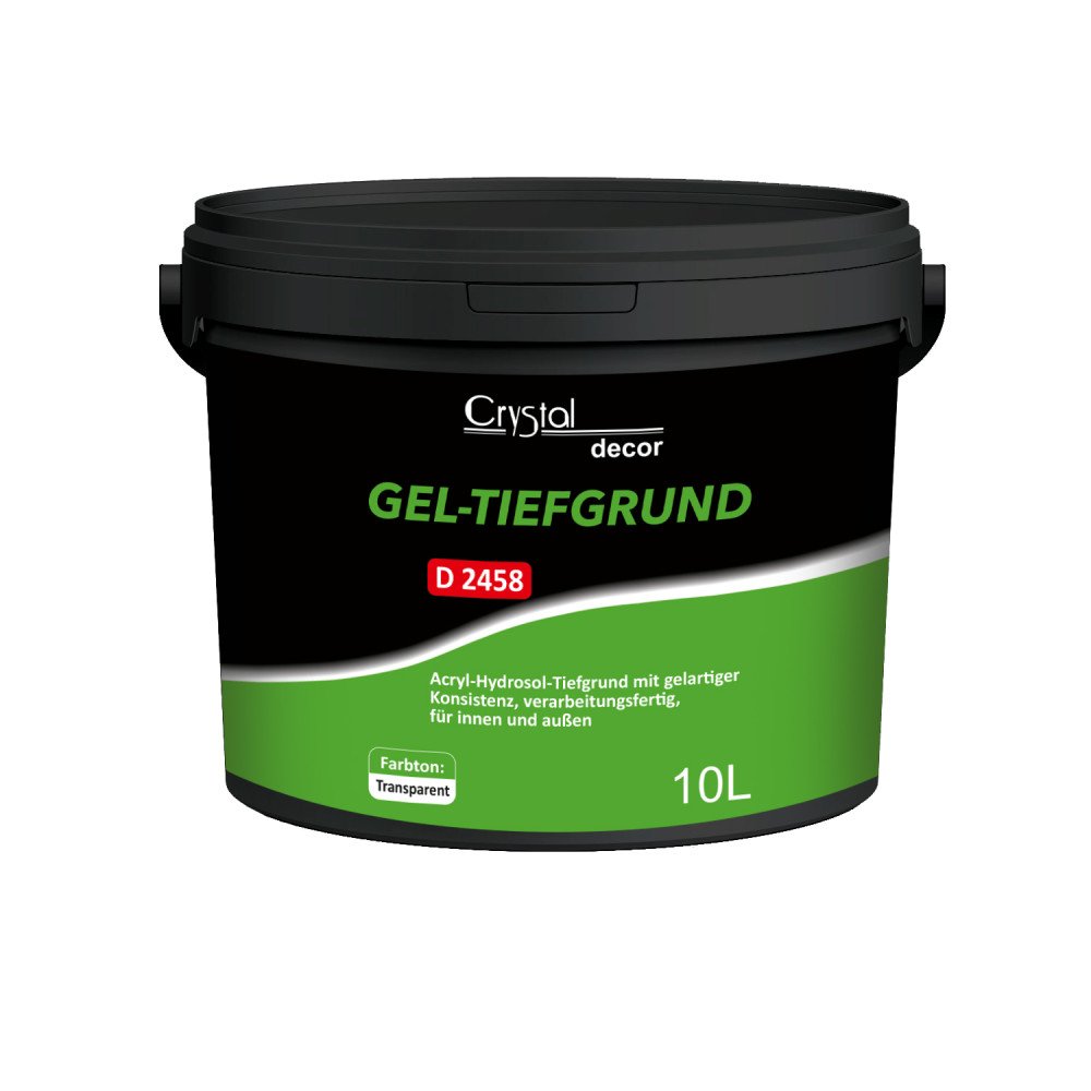 Акрил-гідрозольна грунтовка глибокого проникнення Crystal Decor Gel-Tiefgrund 10 л