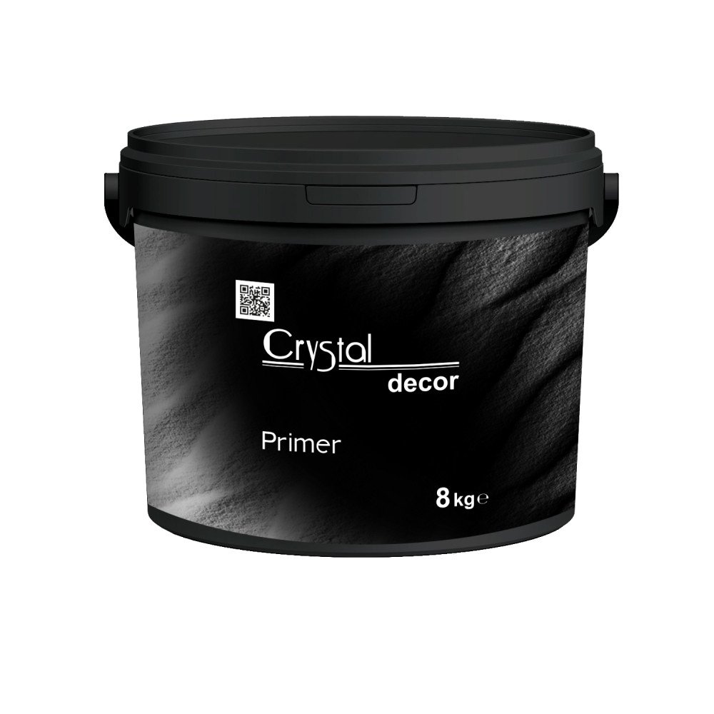 Біла дисперсійна грунт-фарба Crystal Decor Primer 8 кг