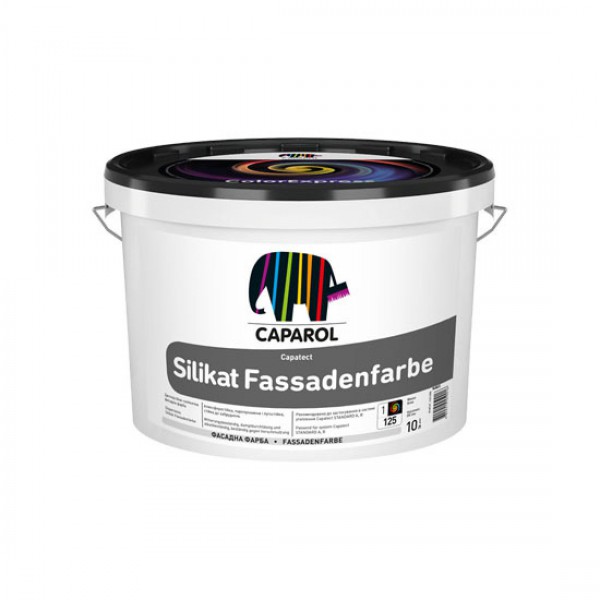 Дисперсно-силікатна фасадна фарба Capatect Standard Silikat Fassadenfarbe 10 л (В1)
