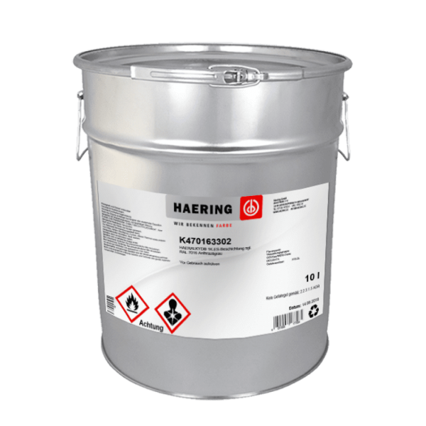 Грунтуюча алкідна емаль для металу Haering HAERALKYD 1K-Dickschichtlack K4 1кг БАЗА