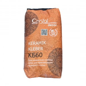 CRYSTAL DECOR KERAMIK KLEBER КБ60 – суха клейова суміш для керамічної плитки